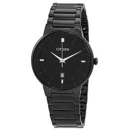 Citizen G111 Quartz Black Ion-Plated Mens Watch BI5017-50E