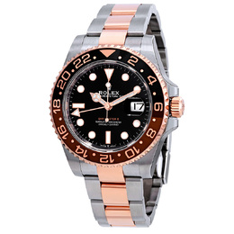 Pre-owned Rolex Gmt-Master Ii GMT Black Dial Mens Watch m126711chnr-0002