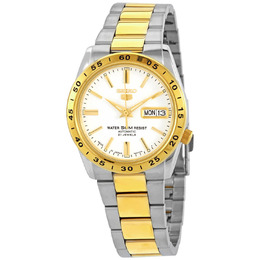 Seiko 5 Automatic White Dial Ladies Watch SNKE04J1