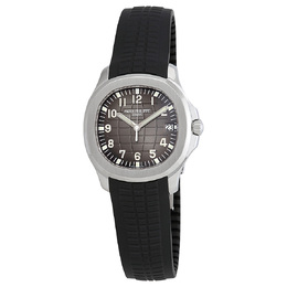 Pre-owned Patek Philippe Aquanaut Black embossed Dial Mens Watch 5167a-001