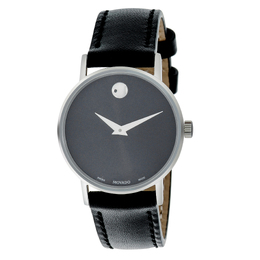 Movado Museum Classic (SKU: yes) - Round 28mm Stainless Steel Blue Dial Quartz Watch