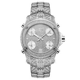 JBW Platinum Series Silver-tone Dial Mens Watch ps550b