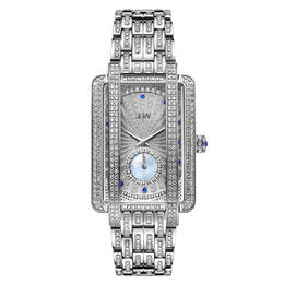 JBW Platinum Series Diamond Silver-tone Dial Ladies Watch ps505b