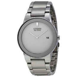 Citizen Eco Drive Axiom au1060-51a Grey Dial Mens Watch