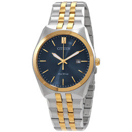 Citizen Eco-Drive Blue Dial Two-tone Mens Watch bm7334-66l