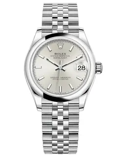 Rolex Datejust 31 - Polished Stainless Steel Silver Dial Women's Watch Model M278240-0006