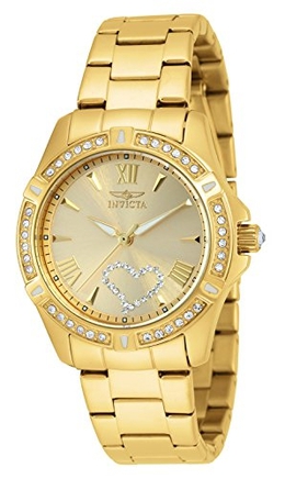 Invicta Angel Gold Dial Yellow Gold-plated Ladies Watch 21384
