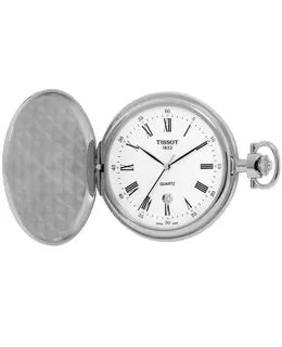 Tissot T-Pocket Savonnette White Dial Unisex Pocket Watch t83.655313