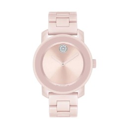 Movado Ladies Bold Quartz Watch 3600804, Pink Dial