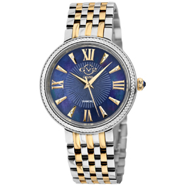 Gevril Genoa Diamond Mother of Pearl Dial Ladies Watch 12534