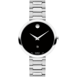 MOVADO Museum Classic Automatic Black Dial Ladies Watch 0607678