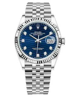 Rolex Datejust M126234-0057 Women's Watch Steel & White Gold