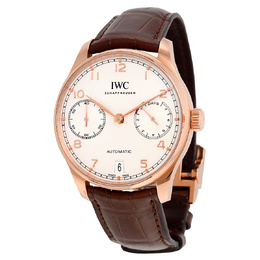 IWC Portugieser White Dial Mens Watch IW500701