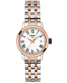 Tissot Classic Dream Lady White Dial Two-Tone Steel Women's Watch, Model T129.210.22.013.00