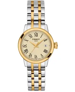 Tissot Classic Dream Lady Ivory Dial Two-Tone Steel Women's Watch Model T129.210.22.263.00