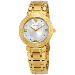 Versace Daphnis Quartz Mother of Pearl Dial Ladies Watch v16070017