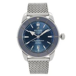 Pre-owned Breitling Superocean Heritage AB2020161C1A1 Blue Dial Chronometer Mens Watch