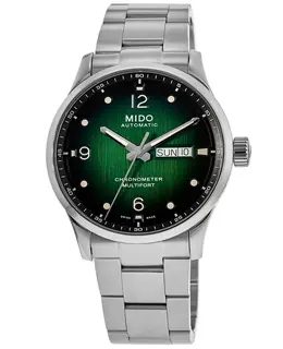 Mido Multifort M Chronometer Green Dial Steel Men's Watch Model: m038.431.11.097.00