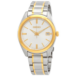 Seiko Quartz White Dial Mens Watch sur312p1