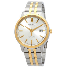 Seiko Essentials Automatic Silver Dial Mens Watch srph92