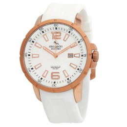 Strumento Marino Enterprise Quartz White Dial Mens Watch sm100s/rg/bn/bn