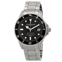 Stuhrling Aquadiver Automatic Black Dial Mens Watch m13534