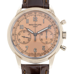 Patek Philippe Complications Salmon Opaline Dial Chronograph Hand Wind Mens Watch 5172g-010