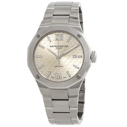 Baume & Mercier Riviera Automatic Silver Dial Mens Watch 10622 m0a10622