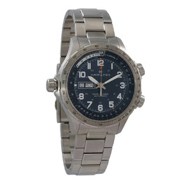 Hamilton Khaki Aviation X-Wind Lefty Automatic Blue Dial Mens Watch h77765141