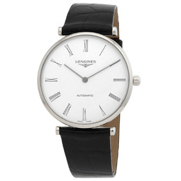 Longines La Grand Automatic White Dial Mens Watch L4.918.4.11.2