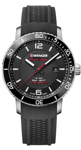 Wenger Roadster Black Night Quartz Mens Watch 01.1841.102