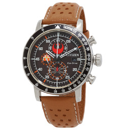Citizen Rebel Pilot Chronograph Black Dial Mens Watch CA0761-06W