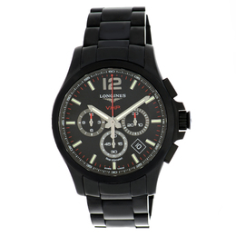 Longines Conquest V.H.P., L289.2 Chronograph Stainless Steel Quartz Men's Watch