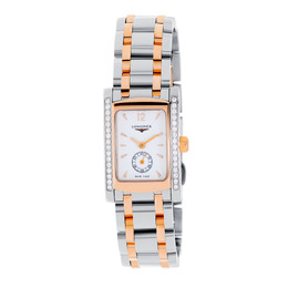 Longines Dolce Vita Diamond 18K Rose Gold & Stainless Steel Quartz Women's Watch