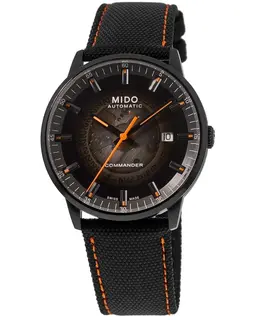 Mido Commander Gradient Black Dial Fabric Strap Men's Watch - Model: M021.407.37.411.00