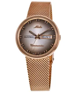 Mido Commander 1959 Special Edition M8429.3.23.11 Silver Dial Rose Gold Steel Men's Watch