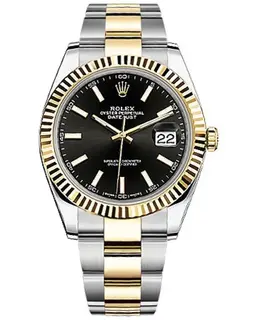 Rolex Datejust 41 Black Dial Men's Watch Model M126333-0013