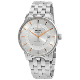 Mido Baroncelli Automatic Silver Dial Mens Watch M0374071103101