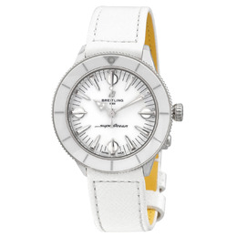 Breitling Superocean Heritage Automatic White Dial Ladies Watch a10340a71a1x1