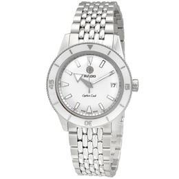 Rado Captain Cook Automatic White Dial Ladies Watch r32500013