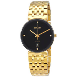 Rado Florence Quartz Diamond Black Dial Unisex Watch r48914703