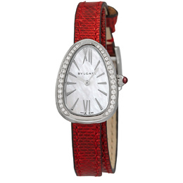 Bulgari Serpenti Diamond Mother of Pearl Dial Ladies Watch 102920