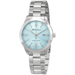 Mathey-Tissot Mathy I Jumbo Quartz Blue Dial Mens Watch h455sk