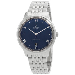 Omega De Ville Automatic Chronometer Blue Dial Mens Watch 434.10.40.20.03.001