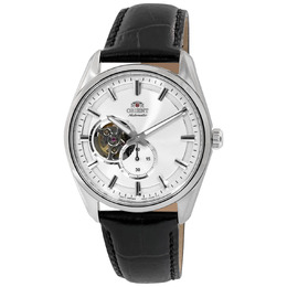 Orient Open Heart Automatic Silver Dial Mens Watch RA-AR0004S10B