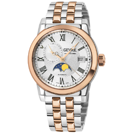 Gevril Madison Automatic White Dial Mens Watch, 2593
