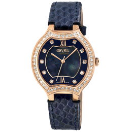 Gevril Lugano Diamond Mother of Pearl Dial Ladies Watch 11253