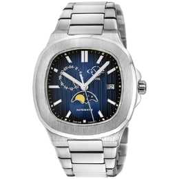 Gevril Potente Automatic Blue Dial Mens Watch 18401b