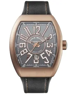 Franck Muller Vanguard Classical Grey Dial 18k Rose Gold Men's Watch Model V41SCBR5NGR