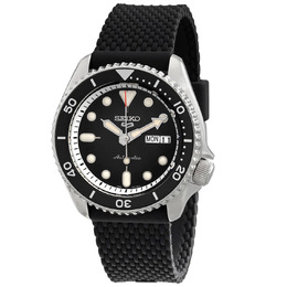 Seiko 5 Sports SRPD73K2 Mens Automatic Black Dial Watch